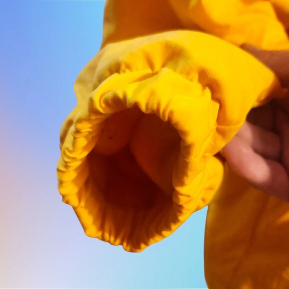 International Antarctic Centre Yellow Hooded Jacket Mens Small By Earth Sea Sky - Picture 7 of 15